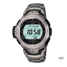 CASIO PRG-140T-7V Pro Trek Altimeter Barometer Solar 45mm Titanium