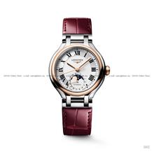 LONGINES Watch L81265712 PRIMALUNA MOONPHASE 18K Rose Gold Auto 34mm