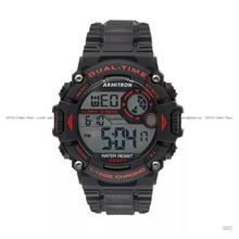 ARMITRON 40-8356RED Men's Digital Sports Quartz 50mm Resin Black Red