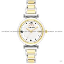 ARMITRON 75-5888SVTT Women's Day Date Quartz 30mm Two-Tone SS Bracelet