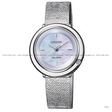 CITIZEN L EM0640-82D Ambiluna Diamond Eco-Drive 31.1mm Mesh Bracelet