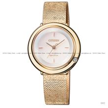 CITIZEN L EM0643-84X Ambiluna Diamond Eco-Drive 31.1mm Mesh Bracelet