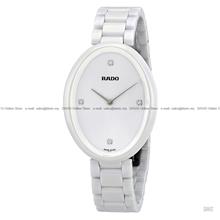 RADO R53092712 ESENZA CERAMIC TOUCH Crownless Oval Diamonds 33x42mm
