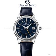 Grand Seiko SBGM257G Elegance Moondrop GMT Auto 39.5mm Blue Leather