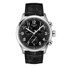 TISSOT T116.417.16.052.00 CHRONO L Quartz 42mm Leather Strap Black
