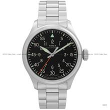 TIMEX TW2Y70300 WATERBURY ACE Quartz 41mm SS Bracelet Black Dial