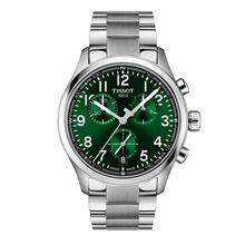 TISSOT T116.417.11.092.00 CHRONO L Quartz 42mm SS Bracelet Green Dial