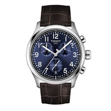 TISSOT T116.417.16.042.00 CHRONO L Quartz 42mm Brown Leather Blue Dial