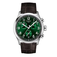 TISSOT T116.417.16.092.00 CHRONO L Quartz 42mm Brown Leather GreenDial