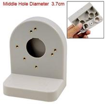 L Type 1.5 Inch Middle Dia Beige Dome Camera Bracket Shelf