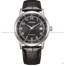 CITIZEN NJ0210-05E Date Automatic Mechanical 40mm Leather Strap Black