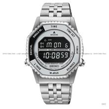SEIKO HFL002P1 Rotocall Digital Quartz 37mm SS Bracelet White Black