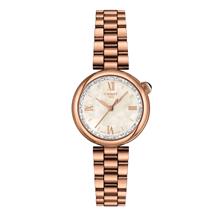 TISSOT T152.010.33.118.01 DESIR Quartz 28mm Rose Gold SS Bracelet MOP