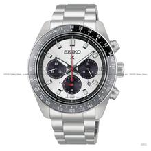 SEIKO HBJ001P1 PROSPEX SPEEDTIMER Chronograph Solar 41.4mm Silver