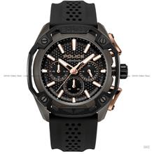 POLICE Timepiece PEWGQ0093201 CENTURIAN Chrono 46mm Silicone Black