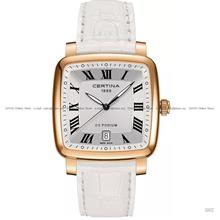 CERTINA C025.510.36.033.00 DS Podium Shape Date Quartz 38.3mm White