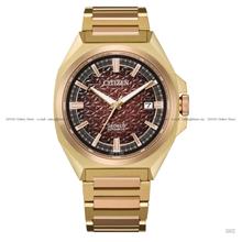 CITIZEN NB6052-56W SERIES 8 LE Date Automatic 40mm Gold Burgundy Dial