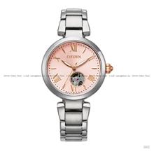 CITIZEN PR1050-68W MECHANICAL Open Heart Auto 38.9mm SS Bracelet Pink