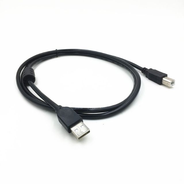1.35m Printer Cable USB Printing Line A/B Copper Black Square Port Data