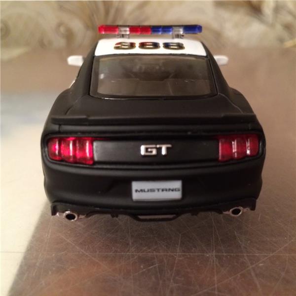 1:38 Ford Mustang Police theCar Alloy Diecast Model Car Vehicle Toy