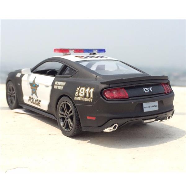 1:38 Ford Mustang Police theCar Alloy Diecast Model Car Vehicle Toy