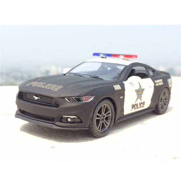 1:38 Ford Mustang Police theCar Alloy Diecast Model Car Vehicle Toy