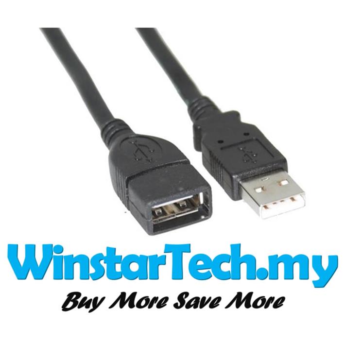 1.5m 3m 5m 10m USB 2.0 Male to USB2.0 Female Extension Extender Cable