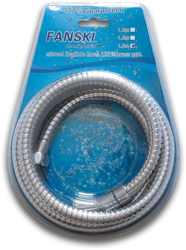 1.5M S/STEEL SHOWER HOSE ( BRASS NUT ) (FREE GIFT see store)