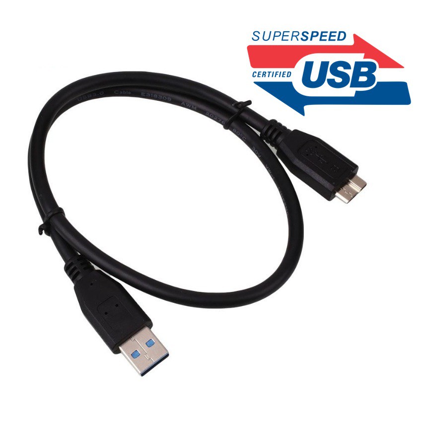 1.5M Super Speed USB 3.0 External Harddisk Cable AM to Micro B