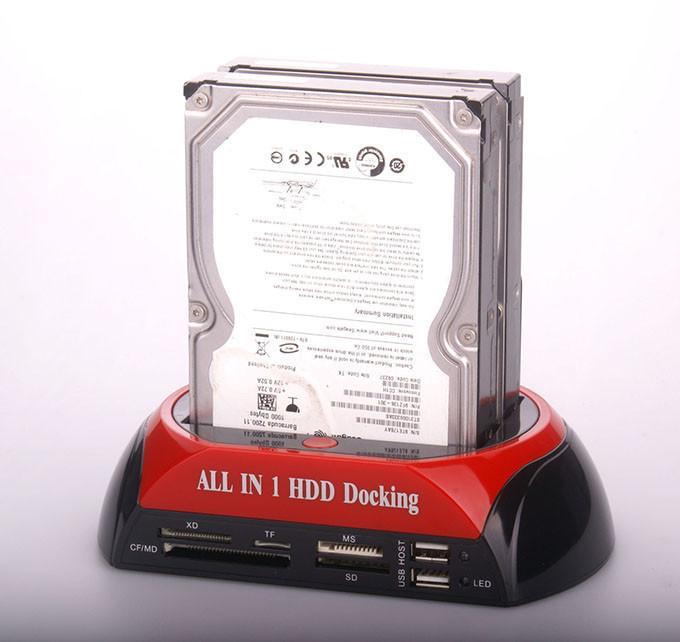 All in 1 Sata Hard Disk HDD Enclosure Docking Station 876C + eSata