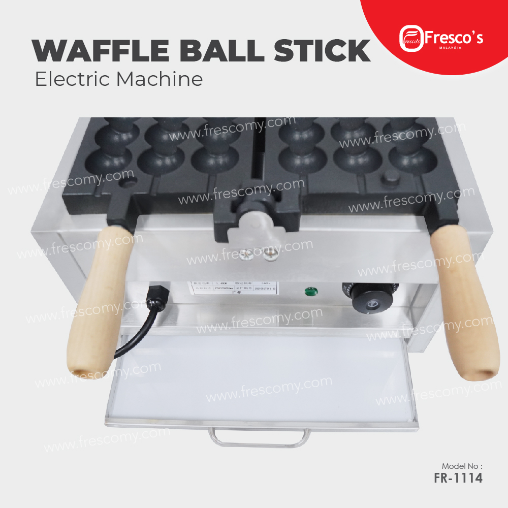 10.10 PROMO !! Fresco Waffle Ball Stick Electric Machine
