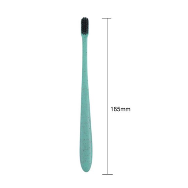 10 Pcs Bamboo Charcoal Toothbrush Adult Kids Soft Tooth Care Cleaning Brush