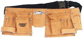 10 pocket carpenters builders tool nail pouch belt