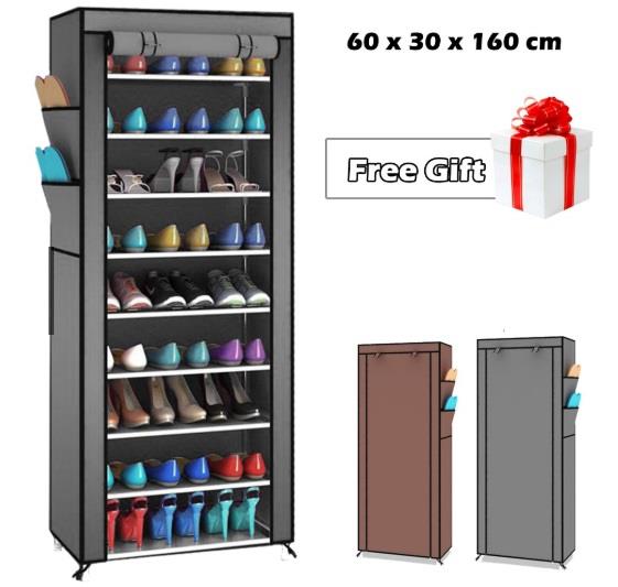 10 Tier Shoe Rack Dust Cover Cabinet End 6 15 2020 1 33 Am