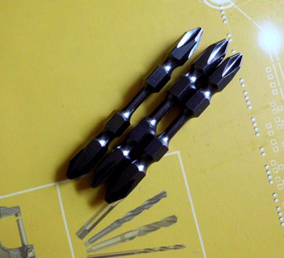 10 x Anti Slip Electric Screwdriver Bits Double Side with Magnetic tip
