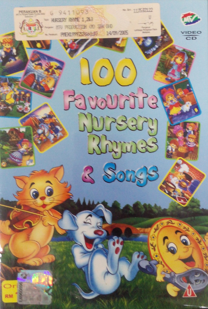 100 English Favourite Nursery Rhymes End 1 4 2021 12 00 Am 100 English Favourite Nursery Rhymes Songs Dvd