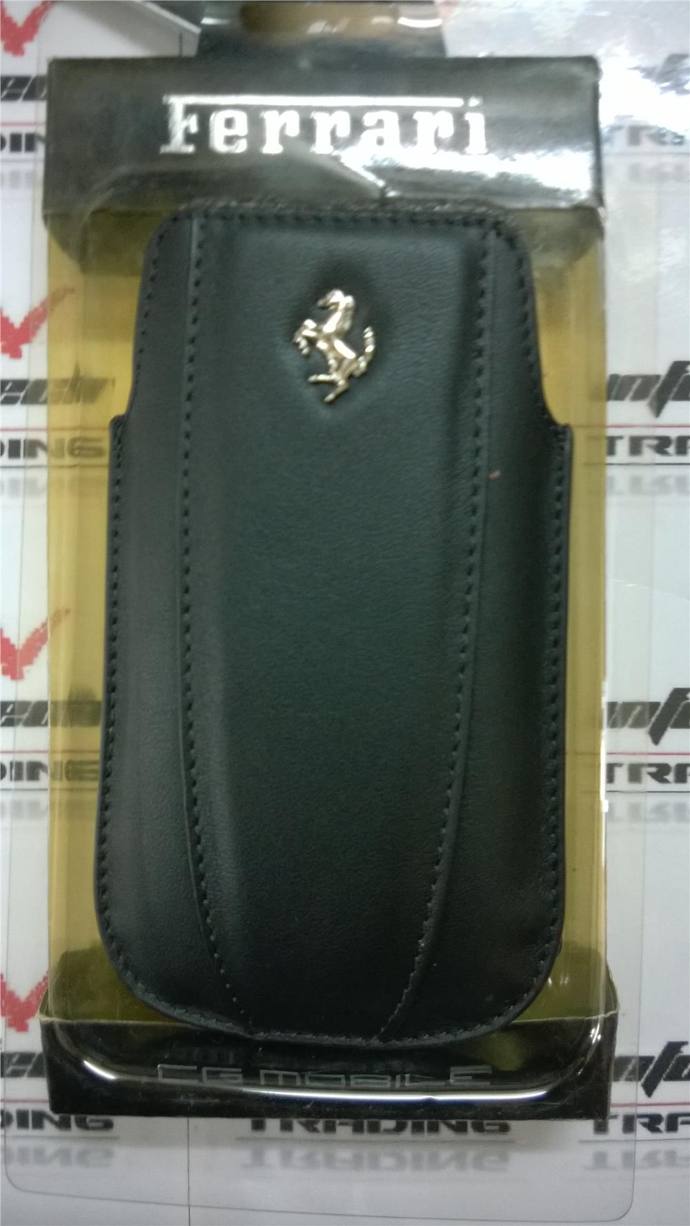 ferrari leather bag