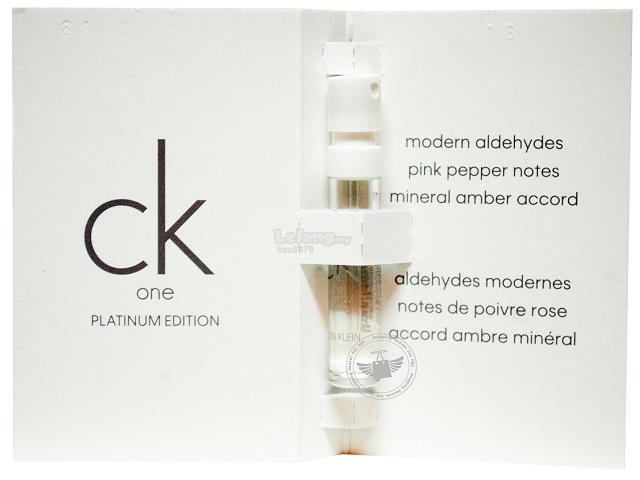 ck one platinum perfume