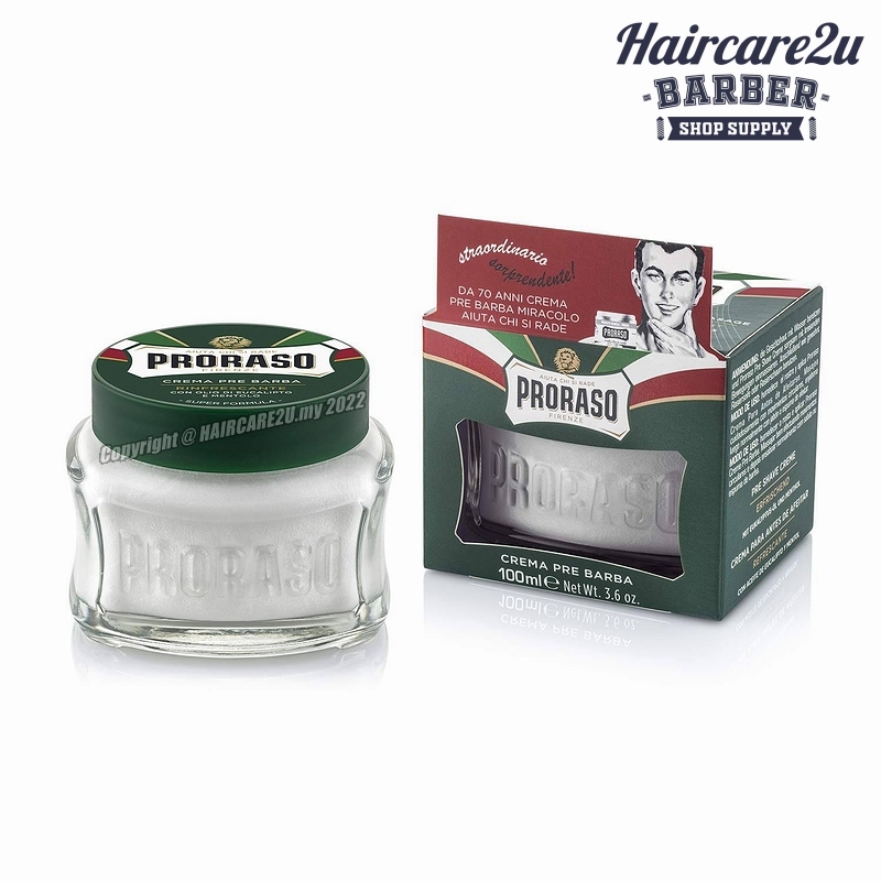 100ml Proraso Refreshing Pre Shave Cream