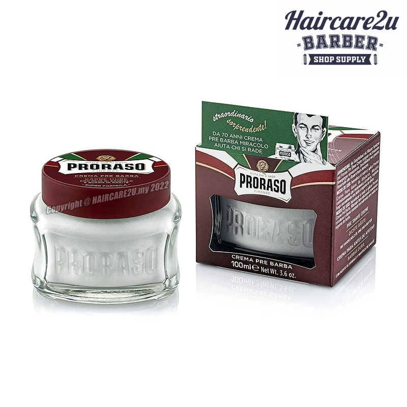 100ml Proraso Refreshing Pre Shave Cream