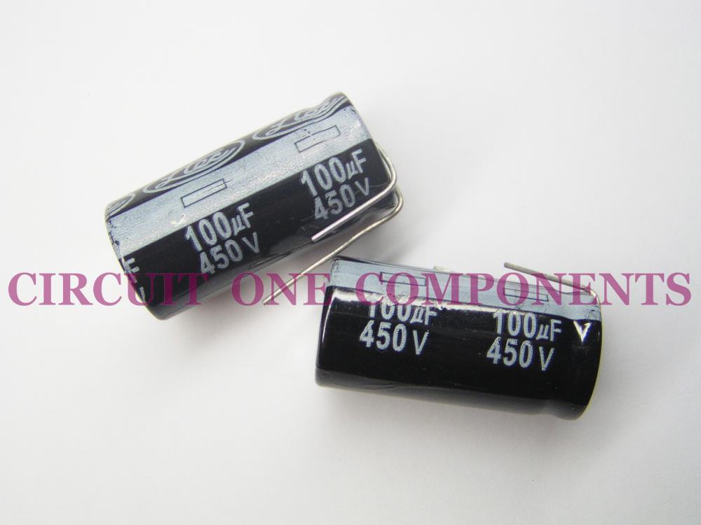 100uF 450v Electrolytic Capacitor - Each