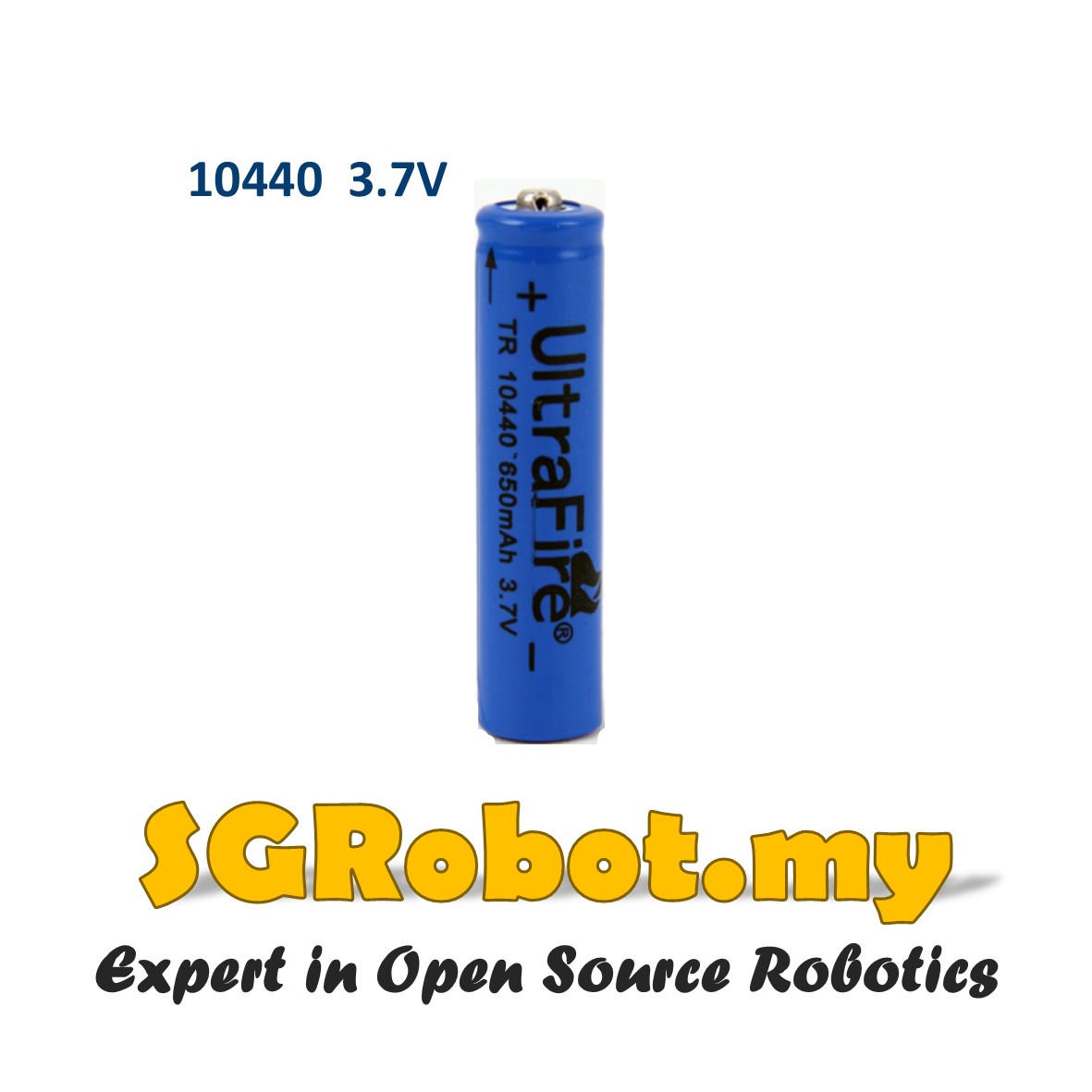 10440 3.7V 650mAh Rechargeable Li-Ion Battery AAA 7 Size