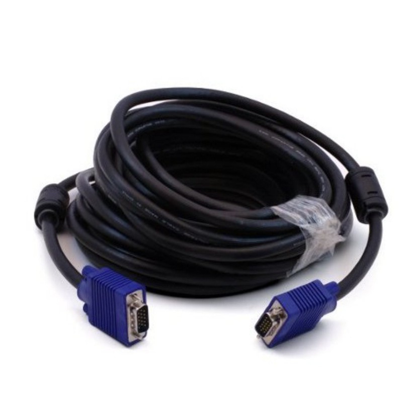10M VGA/RGB Cable HD 15pin Male To Male 3C+4 For HDTV Projector Monitor