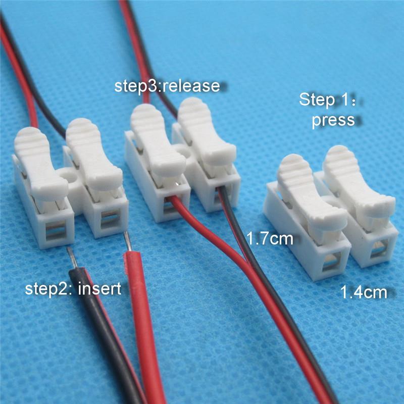 10pcs x Electrical CH-2 Connector Quick Splice Lock Wire Terminals CH2