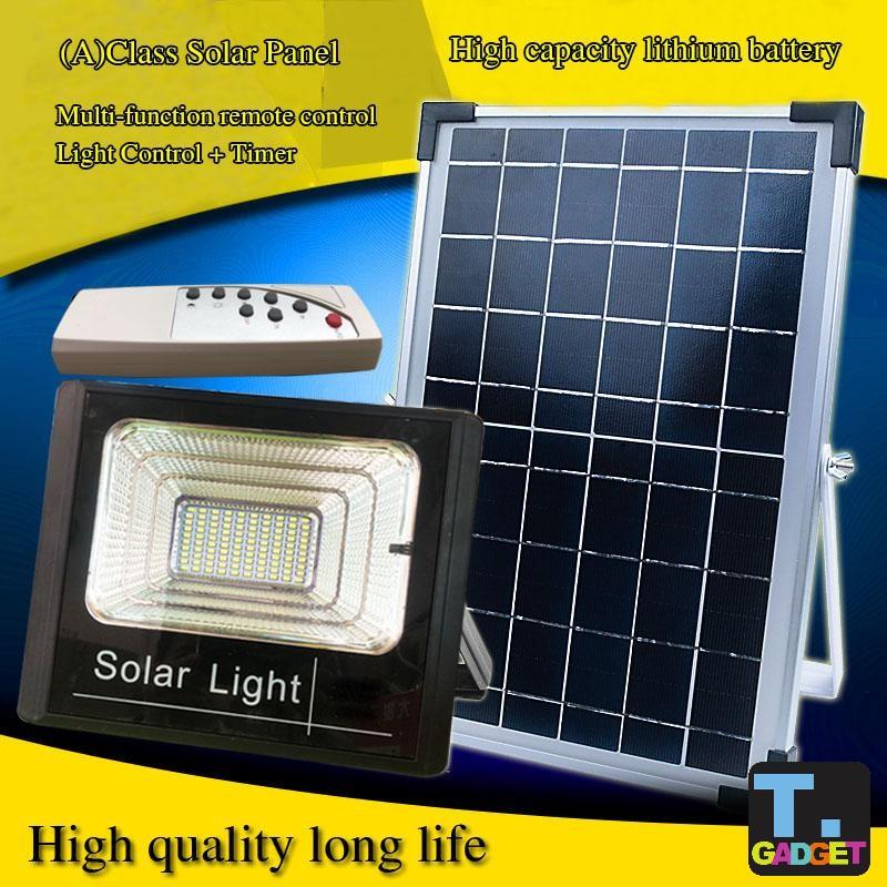 10w 25w Bright Outdoor Remote Control Solar Power Led Light Floodlight