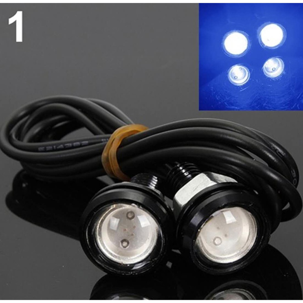 10W LED Eagle Eye 12V Car Auto DRL Daytime Running Tail Backup Light Lamp 2pcs