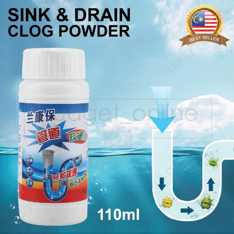 110ml Sink Drain Clog Remover Cleaning Powder Pipe Dredging Agents