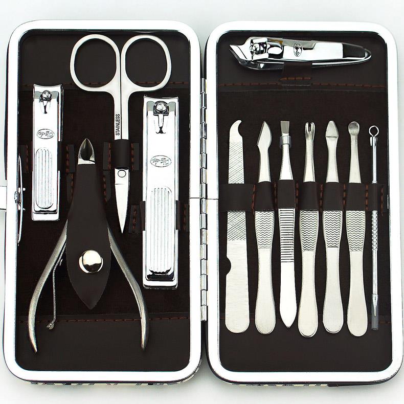 12 pcs Nail Care Set Cutter Scissors Clippers Cleaner Tool Sets eBay
