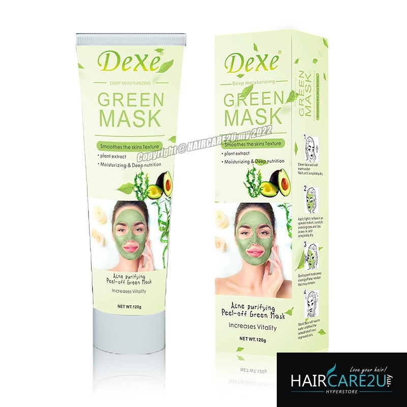 120g Dexe Acne Purifying Peel Off Facial Green Mask Black Head Remover