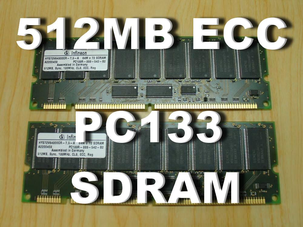 128MB , 256MB , 512MB 133MHZ SD - PC133MHZ SERVER ECC SD-RAM